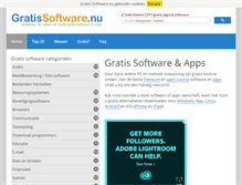 Tablet Screenshot of gratissoftware.nu